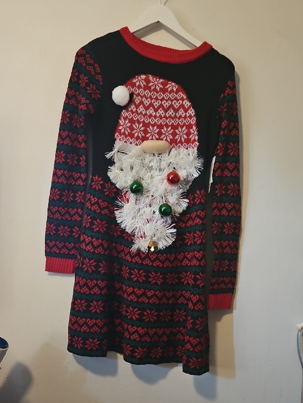 Born Famous Red Sweater Dress M